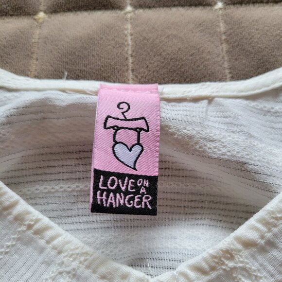 White Tie-Front Tank Top - Picture 2 of 4